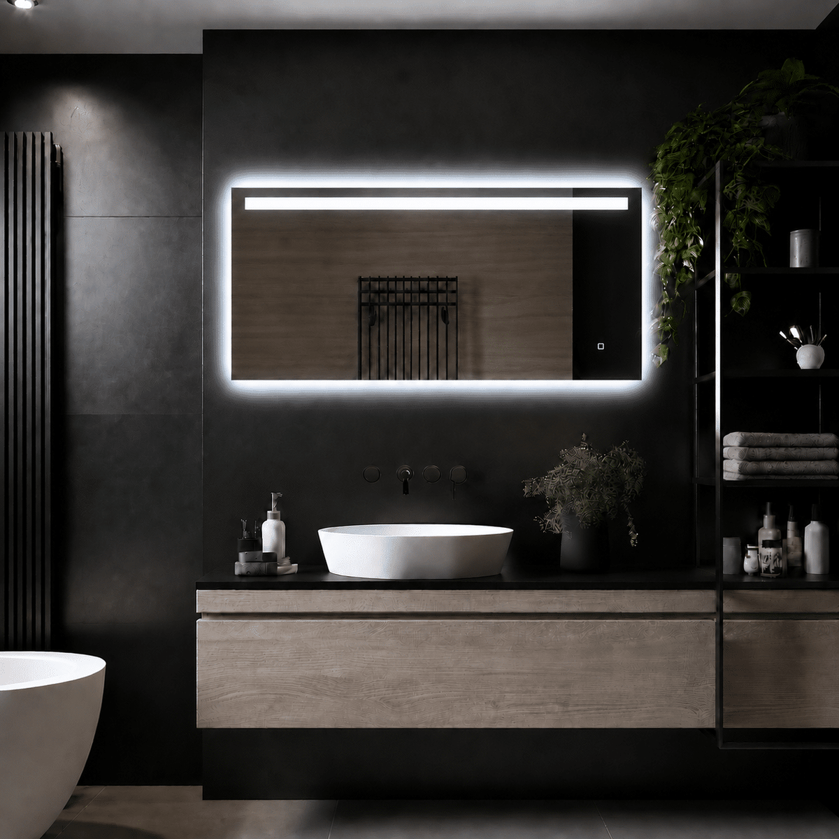 Badkamerspiegel Ambi 120x60 6000k