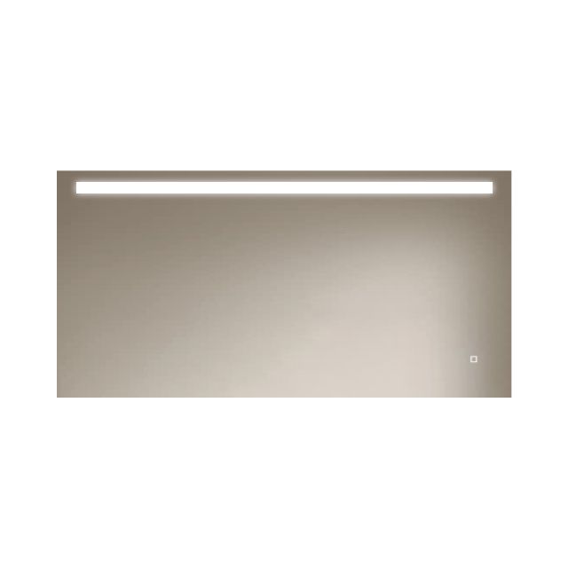 Badkamerspiegel Ambi led 120x60, v3 witte transpararant achtergrond