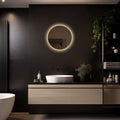 Badkamerspiegel Lena 50×50 licht variant 3 randloos
