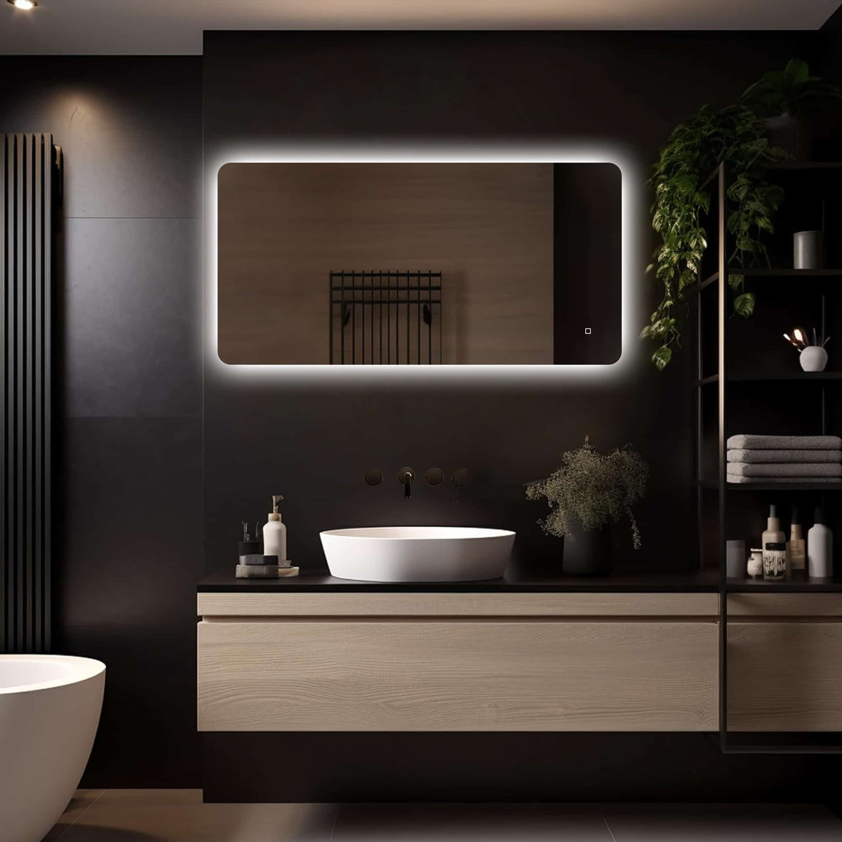 Badkamerspiegel Malaga 120x60 licht 1