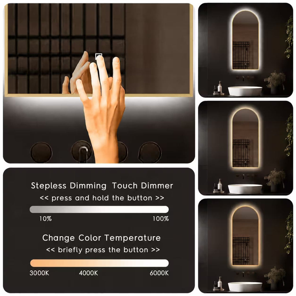 Badkamerspiegel Medina 100×45, met gouden lijst, details (8)_converted