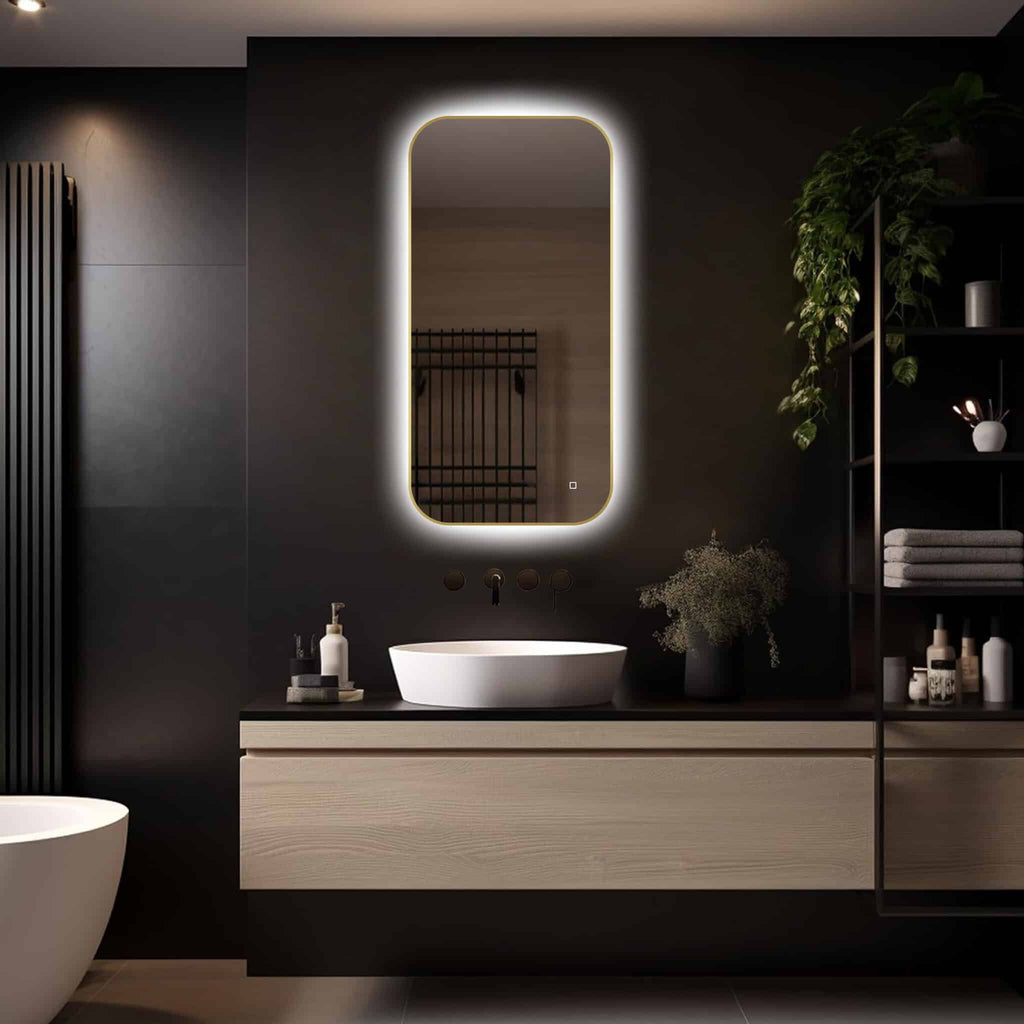 Badkamerspiegel Milano 100x50, Productafbeelding