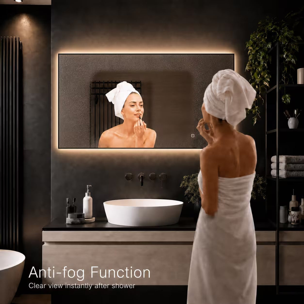 Badkamerspiegel Sorento 100x60 anti fog