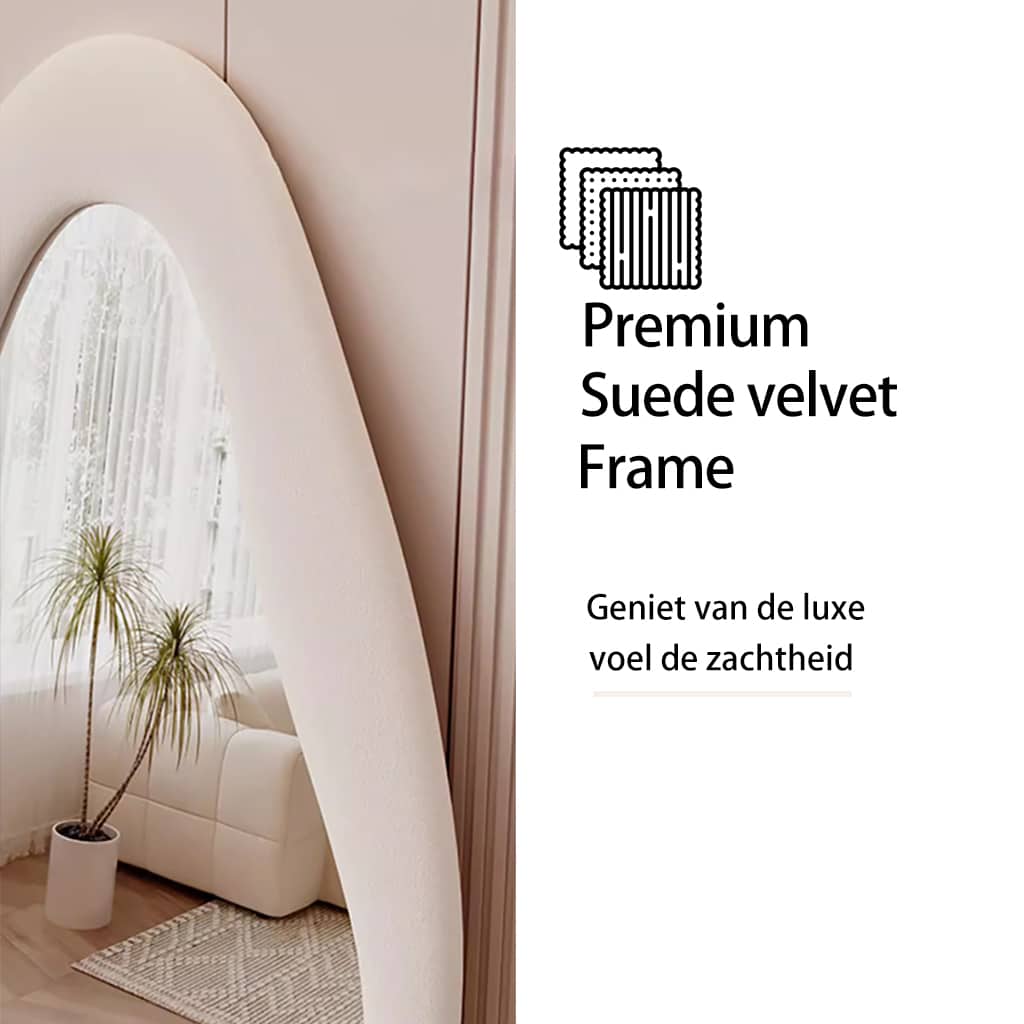 Passpiegel Velanto creme stoffering